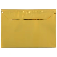 JAM Paper 5" x 6.125" Gold Foil Self Adhesive Closure Envelopes, 25ct.
