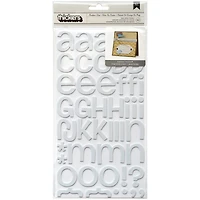 American Crafts™ White Rootbeer Float Foam Alphabet Stickers