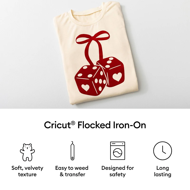 Cricut® Flocked Iron-On Heat Transfer Vinyl