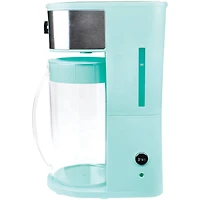 Brentwood 64oz. Blue Iced Tea and Coffee Maker