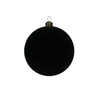 4 Pack 3.8" Flocked Shatterproof Ball Ornaments by Ashland