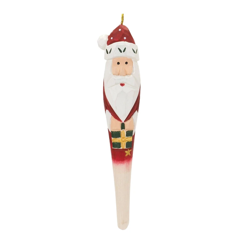 12ct. Santa Drop Ornament