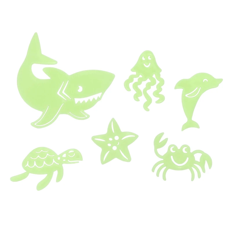 Sea Creatures Glow-in-the-Dark Stickers by Creatology™