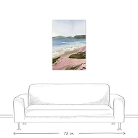 Solitude Beach 24" x 36" Canvas Wall Art