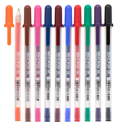 Gelly Roll® Classic™ 08 Medium Point Gel Pen 10 Color Set