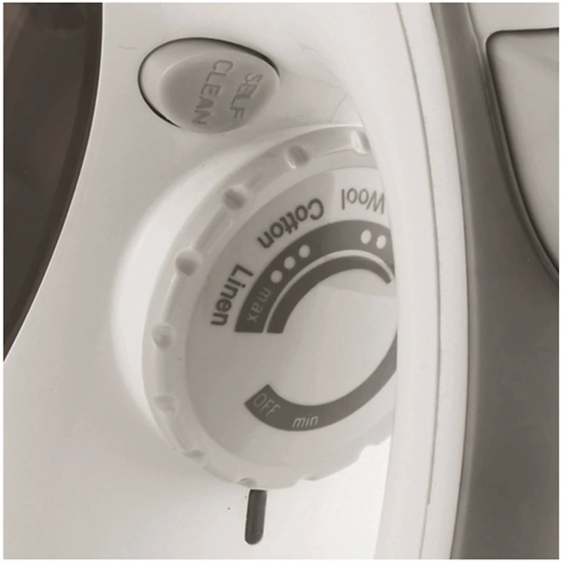 Brentwood® White Steam Iron with Auto Shutoff