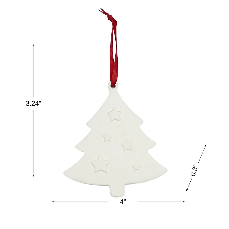 4" DIY Ceramic Tree Ornament by Make Market®