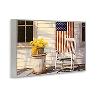 Stupell Industries Americana Deco Scene Framed Giclee Art