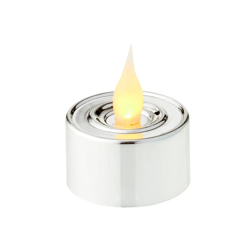 Silver LED Silver Tealight Candles, 24ct. by Ashland®