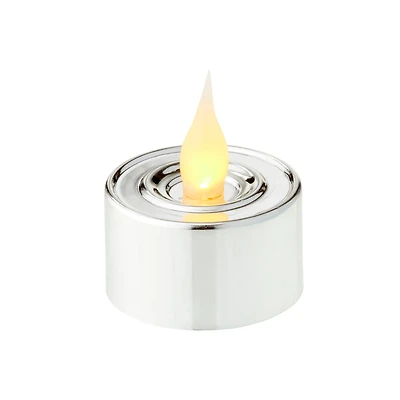 Silver LED Silver Tealight Candles, 24ct. by Ashland®