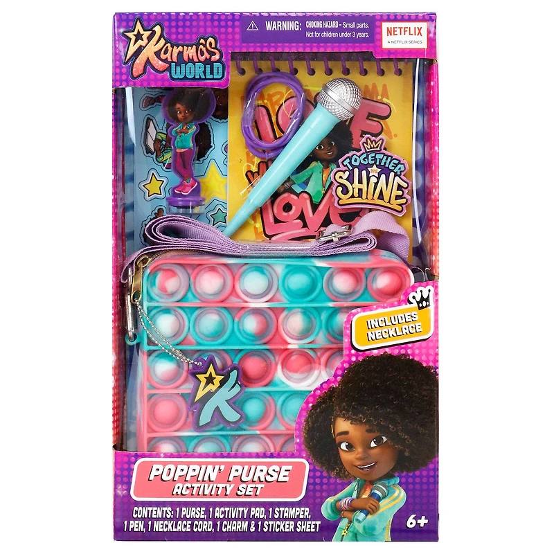 Karma's World Poppin Purse Activity Set