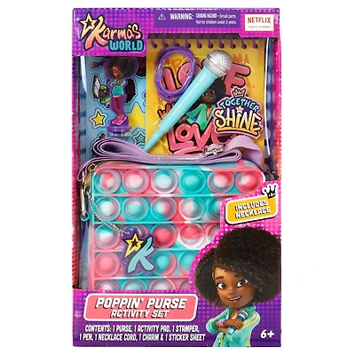 Karma's World Poppin Purse Activity Set