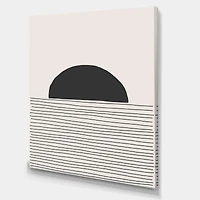 Designart - Minimal Geometric Lines And Circle V