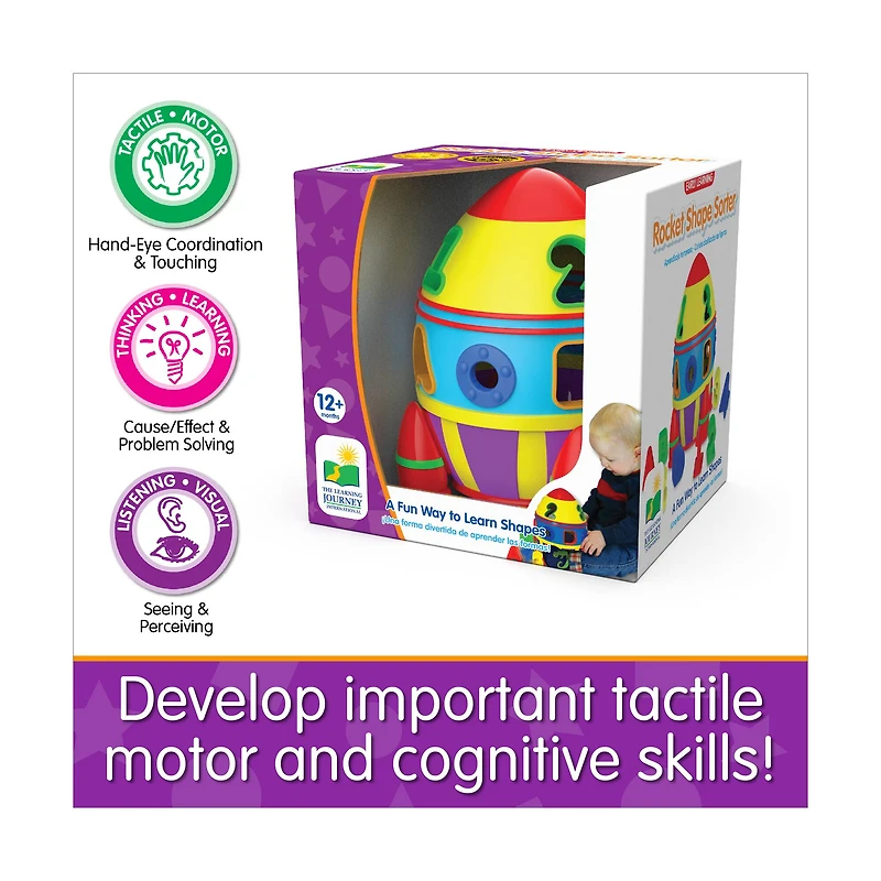 Early Learning - Rocket Shape Sorter