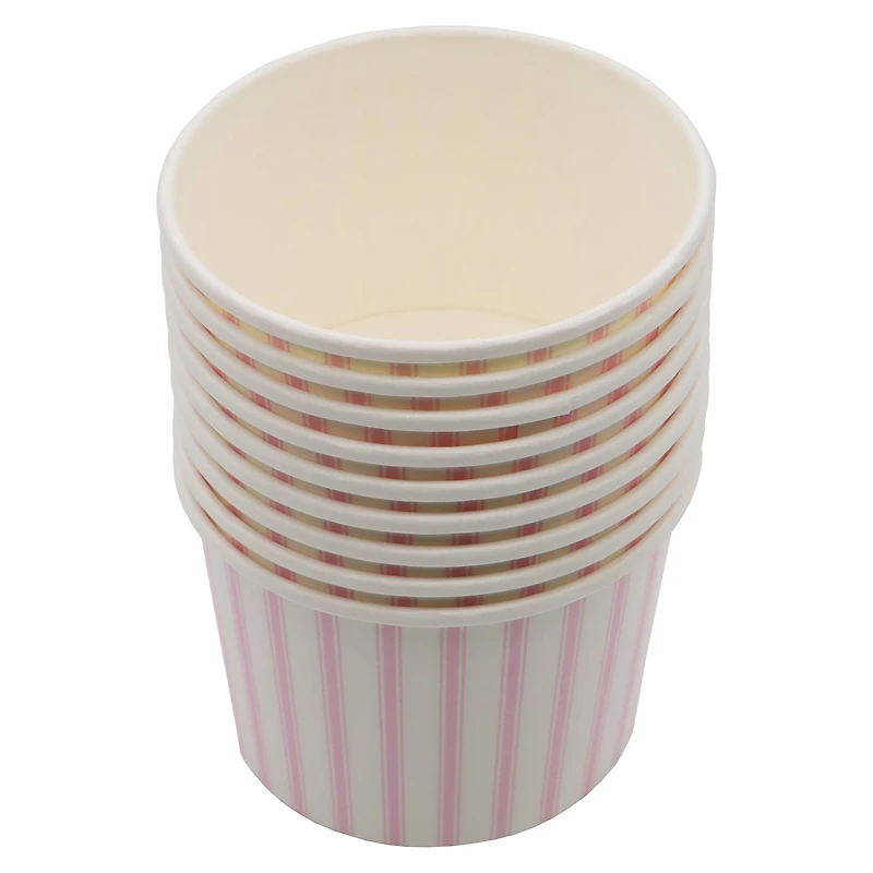 8oz. Pink Stripe Snack Cups, 10ct. by Celebrate It™