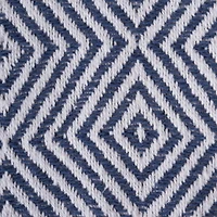 DII® French Blue X-Diamond Geometric Throw