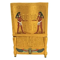 7" King Tut's Golden Throne Treasure Box