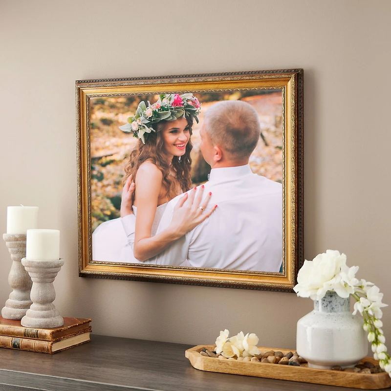 Home Gold Pompeii Wood Wall Frame by Studio Décor®