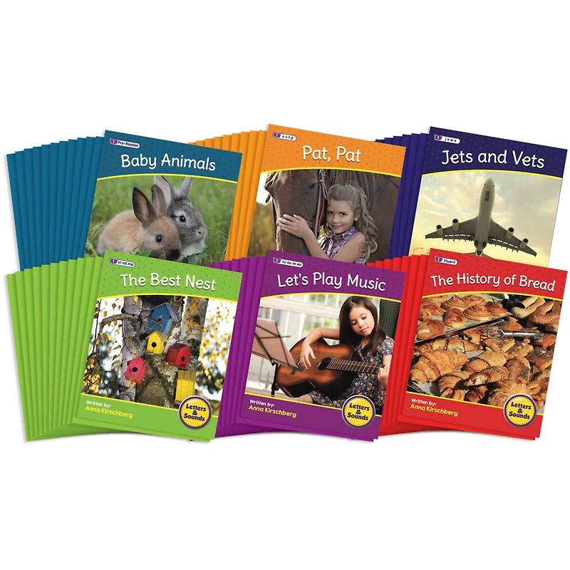 Junior Learning® Letters & Sounds Phase 2 Non-Fiction Boxed Set