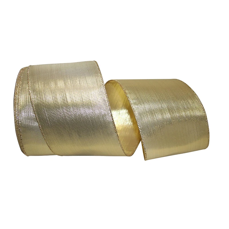 JAM Paper 4" x 30yd. Metallic Wired Mayhem Value Ribbon