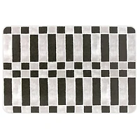 FloorPops Checker Black Stone Quick Drying Mat