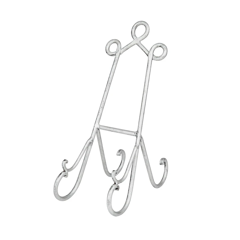 14" Gray Metal Traditional Easel