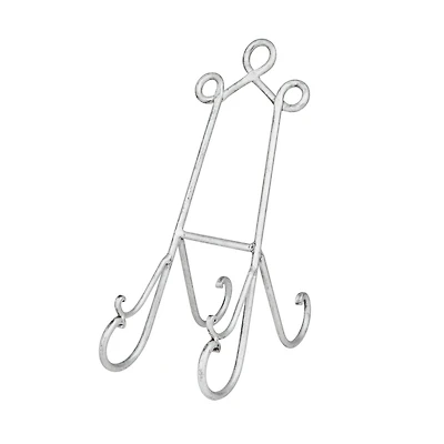 14" Gray Metal Traditional Easel