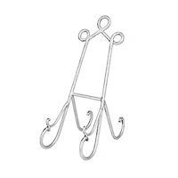 14" Gray Metal Traditional Easel