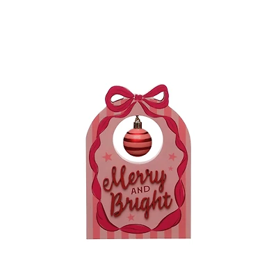 8" Merry & Bright Hanging Ornament Tabletop Décor by Ashland®
