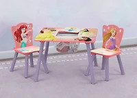 Delta Children Disney® Princess Kids Table & 2 Chairs Set with Storage