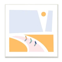 Stupell Industries Abstract Summer Vespa Bike Riders Wall Plaque