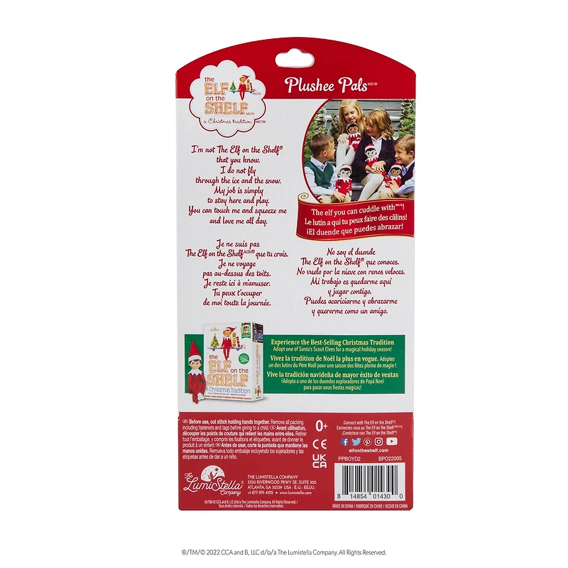 The Elf on the Shelf® Plushee Pals® Boy Elf Toy