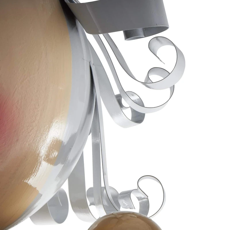 6ft. Gold & Silver Metal Standing Nutcracker Sculpture