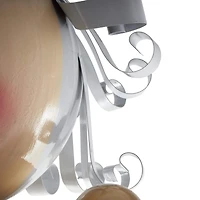 6ft. Gold & Silver Metal Standing Nutcracker Sculpture