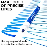Arteza® Blue Chisel Tip Dry Erase Markers