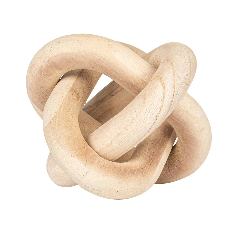 Hello Honey® 5.75" Rustic Pine Wood Chain Link Décor