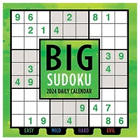 TF Publishing 2024 Sudoku Puzzles Daily Desktop Calendar