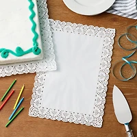 18 Packs: 6 ct. (108 total) Rectangle Grease-Proof Doilies by Celebrate It®