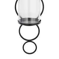 25" Black Modern Wall Sconce