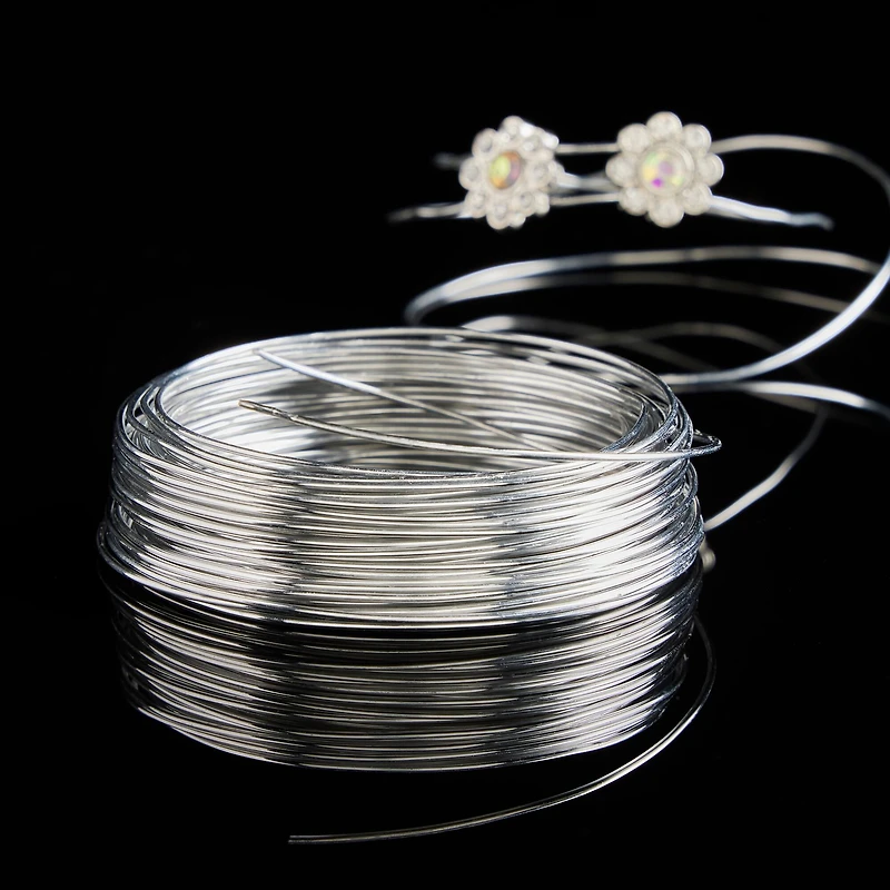 12 Pack: 18 Gauge Rhodium Aluminum Wire by Bead Landing™