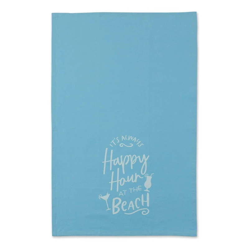 DII® Beach Happy Place Printed Dishtowel Set