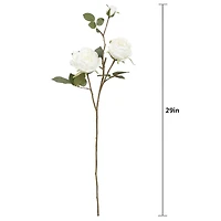 29" White Rose Stem by Ashland®