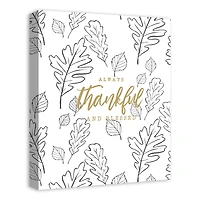 Always Thankful & Blessed Canvas Wall Art