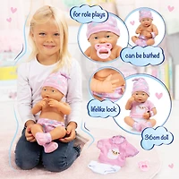 Bayer Design 15" Pink Sheep Newborn Baby Doll