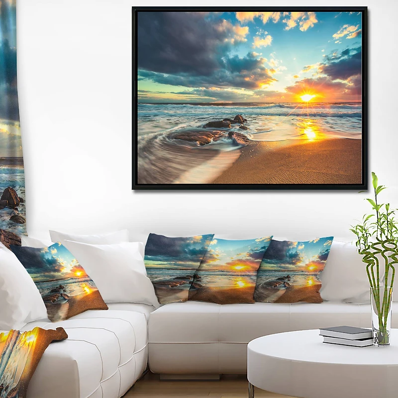 Designart - Beautiful Cloudscape over the Sea