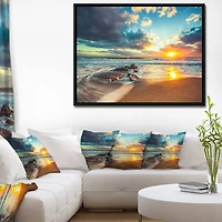 Designart - Beautiful Cloudscape over the Sea