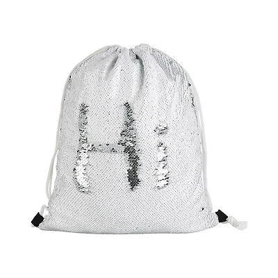 Craft Express Sequined Drawstring Backpack Set, 4ct.