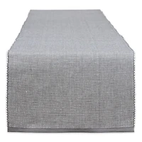 DII® 72" & White 2-Tone Ribbed Table Runner