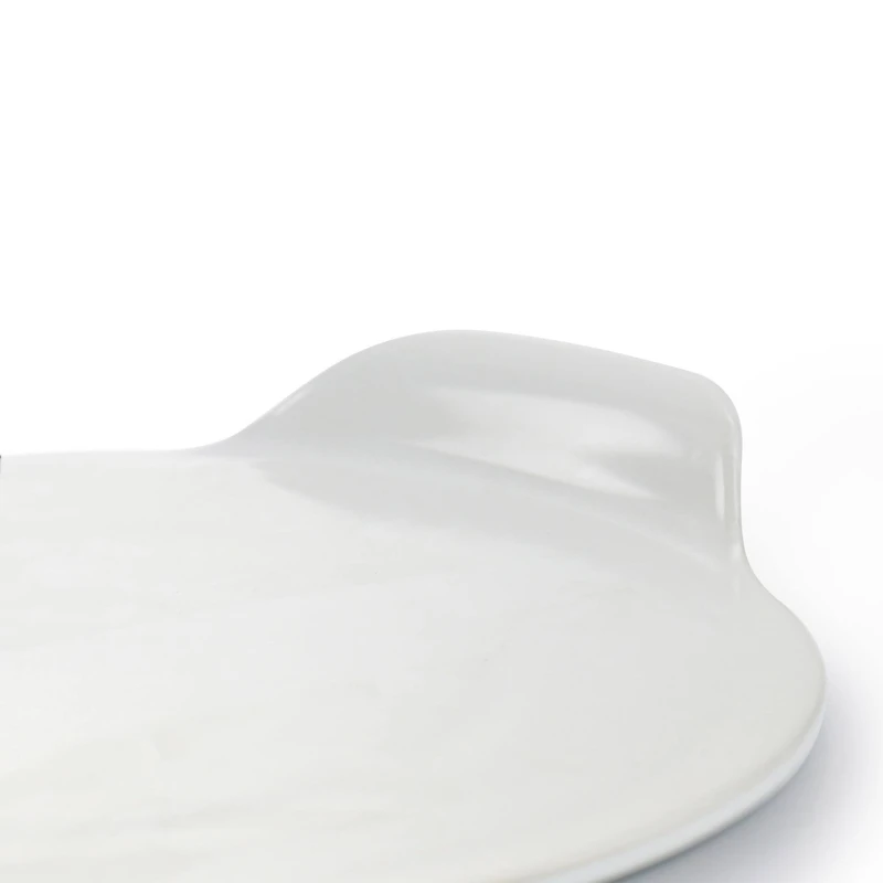 Gibson Home White Forno Flame Proof Ceramic Pizza Stone