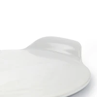 Gibson Home White Forno Flame Proof Ceramic Pizza Stone